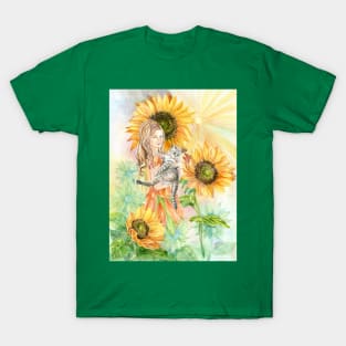 "Heliose", the Sunflower Fairy T-Shirt